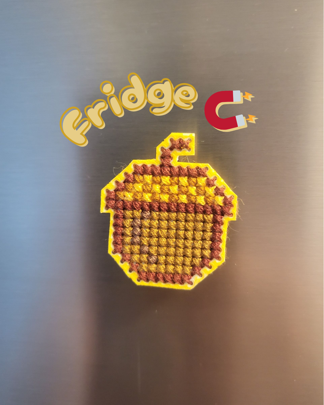 Hand stitched needleminder/or 🧲 pin