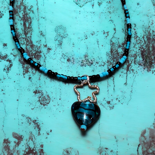 Heart in Shadows Necklace