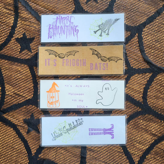 Spooky bookmark 4 pack