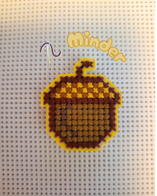 Hand stitched needleminder/or 🧲 pin